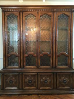 Vintage China Hutch w/Glass Shelves