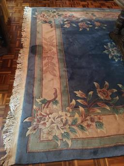 Vintage Raised Floral Area Rug