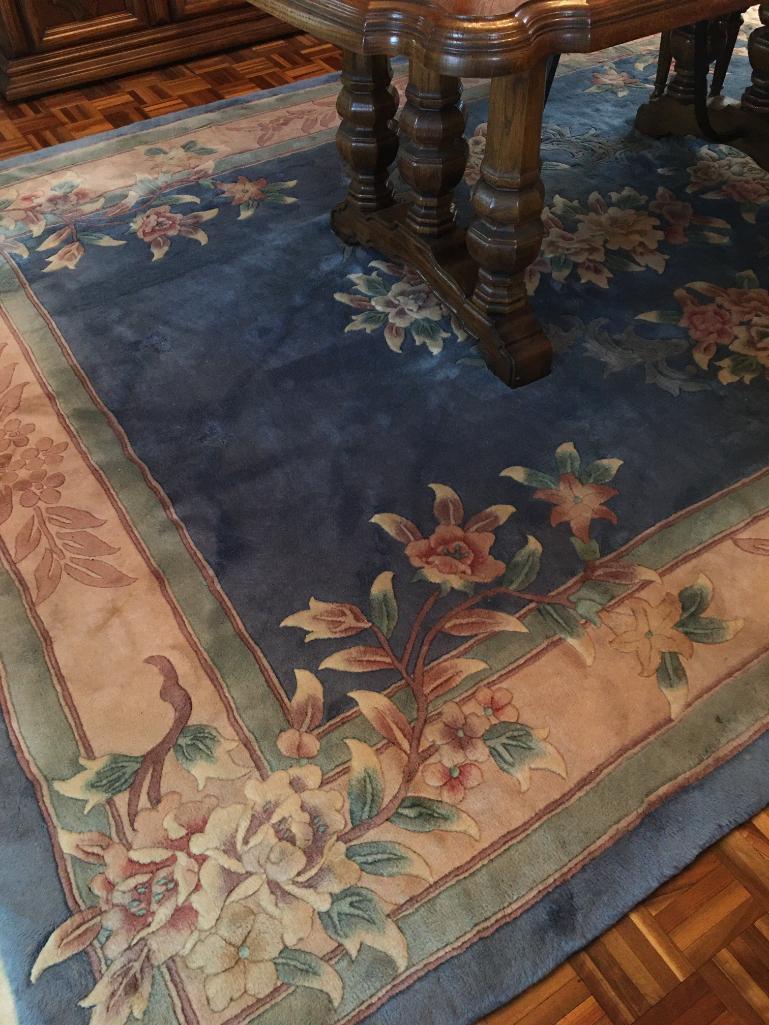 Vintage Raised Floral Area Rug