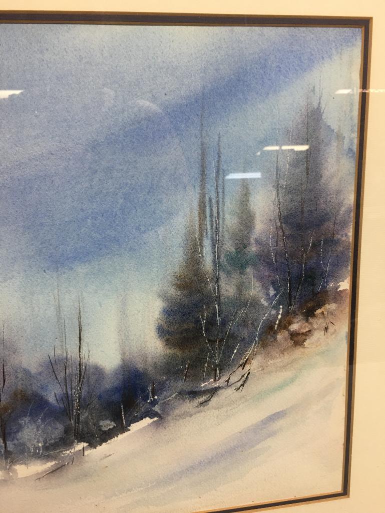 Framed Original Signed Watercolor by Beverly Alexander