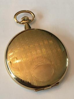 Men's Gold Tone Pocket Watch