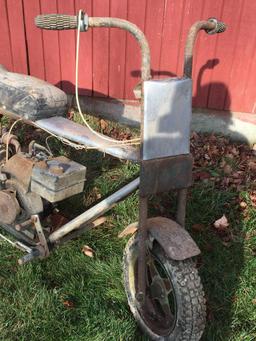 Vintage Mini Bike Pulled from Corn Crib!