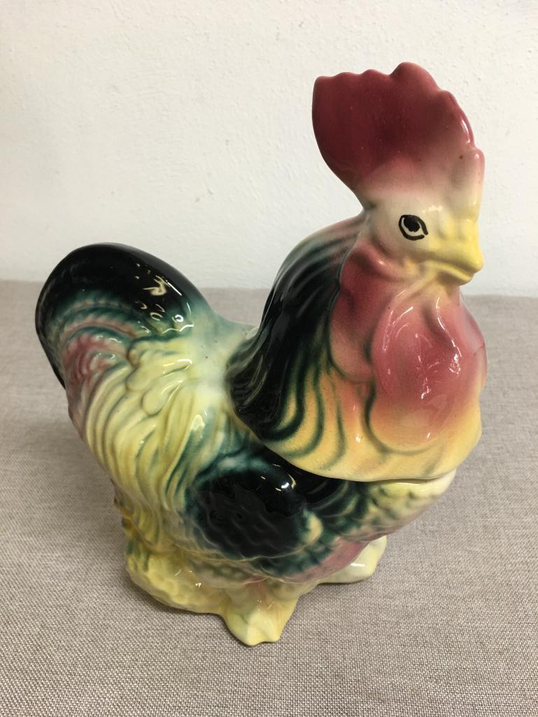 Vintage Ceramic Rooster Cookie Jar