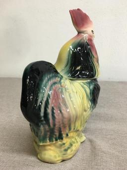 Vintage Ceramic Rooster Cookie Jar