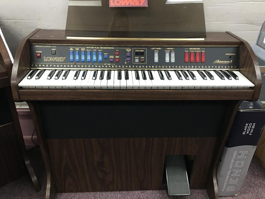 New on Sales Floor Lowery Adventurer II Organ/Keyboard with Bench