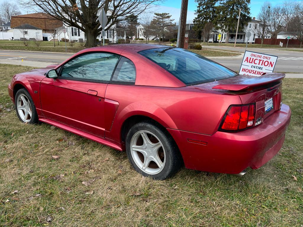 2002 Ford Mustang Passenger Car, VIN # 1FAFP42X02F195935