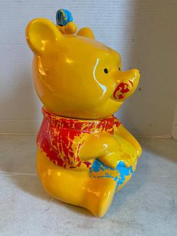 Vintage Winnie the Pooh Cookie Jar as Pictured, Some Paint Damage as Shown