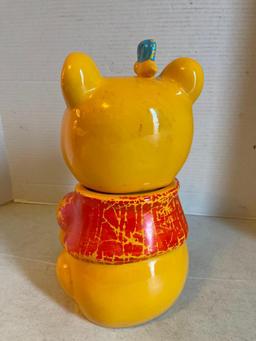 Vintage Winnie the Pooh Cookie Jar as Pictured, Some Paint Damage as Shown