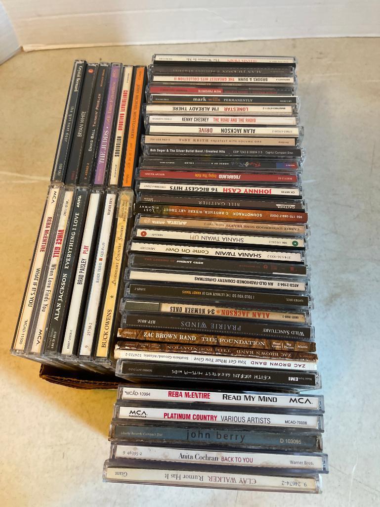 Group of Country Music CDs as Pictured