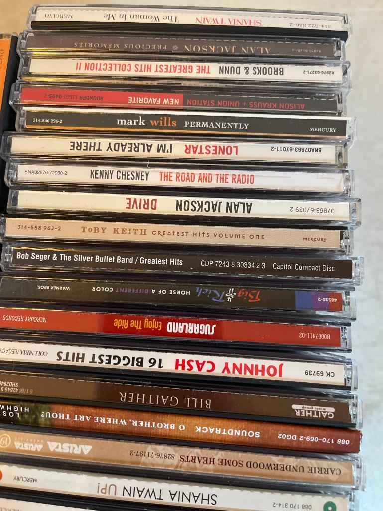 Group of Country Music CDs as Pictured