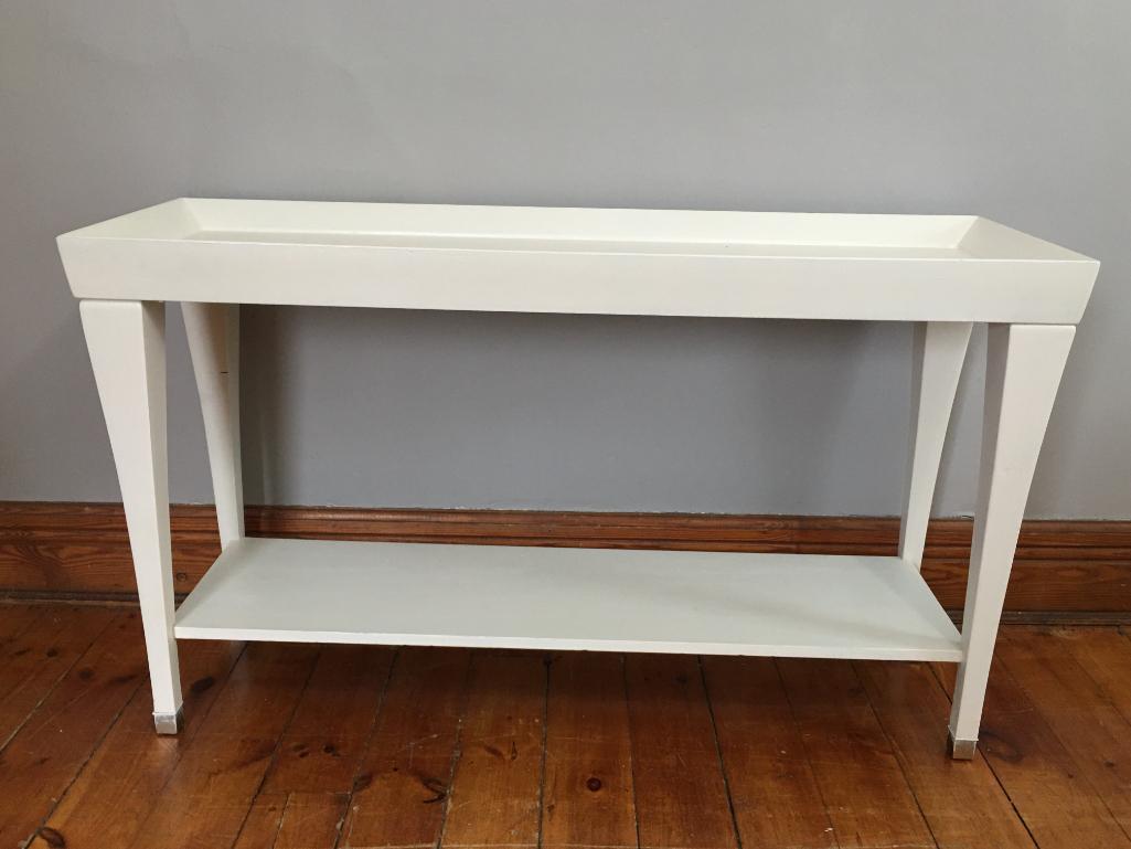 Cream Colored Console Table