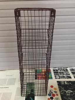 Wall Hanging 3 Tier Wire Basket