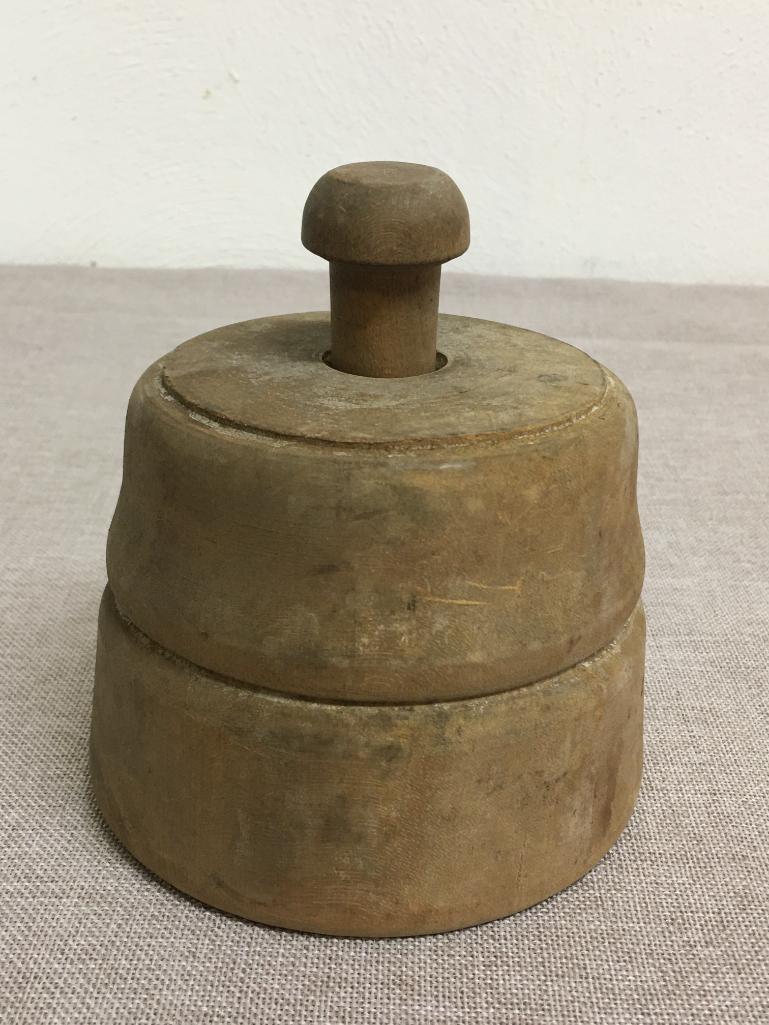 Antique Wood Butter Mold