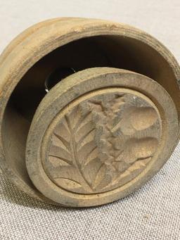 Antique Wood Butter Mold