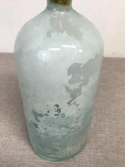 Antique Glass Jar w/Ground Glass Stopper