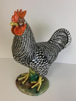 Large Porcelain Rooster Made in Italy