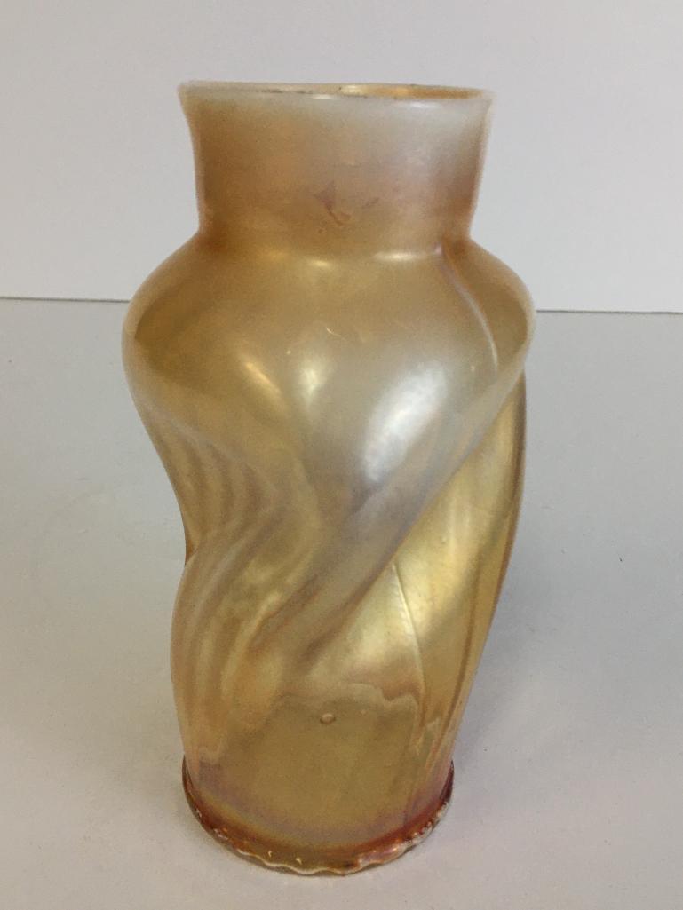 Opalescent Glass Vase