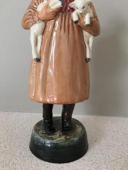 Royal Doulton "Lambing Time" Figurine Signed Rd No 832043