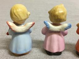 Set of Four Vintage Goebel Hummel Angel Musician Figurines
