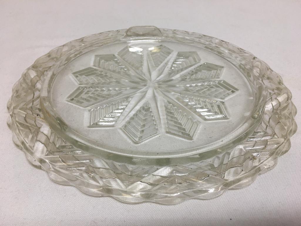 Vintage Aluminum Top Cake Plate