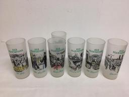 Group of Seven "Old Plantations" Cocktail Glasses