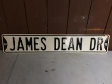 Thick Metal James Dean Street Sign