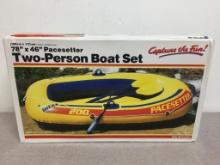 Pacesetter Two Person Inflatable Boat Set