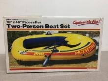 Pacesetter Two Person Inflatable Boat Set