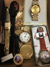 Group of Misc Men's Wrist Watches, Cuff Links and More