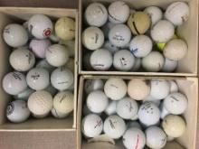Three Boxes of Misc Logo Marked Golf Balls