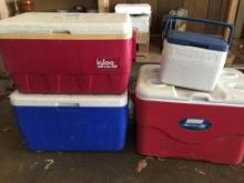 Group of 4 Coolers