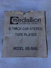 Medallion 8 Track Car Stereo Tape Player Model #65-566