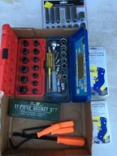 Group Lot of Tools and Tool Boxes