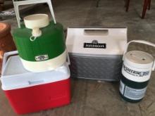 Group of Three Coolers