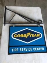 Wall Mounted Goodyear Tire Service Metal Sign