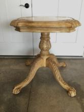 Vintage Stein Claw Foot Wooden Table