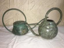 Two Metal Watering Cans