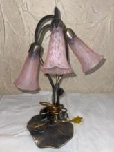 Pink Pond Lilly Accent Lamp