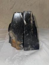 Pair of Marble Book Ends Made in Moracco
