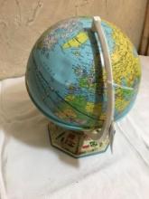 Vintage Metal Globe