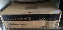 Go Video Dual Deck VCR New in Box