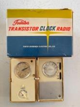 Vintage Toshiba 6TC-485 Transistor Clock Radio