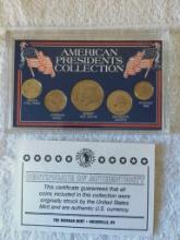 American Presidents Coin Collection by The Morgan Mint Co