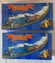 Two Anastasia Train Car Sets New in Box