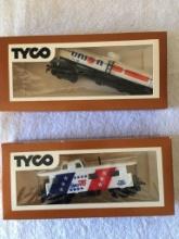 Two Tyco HO Scale Train Cars New in Box