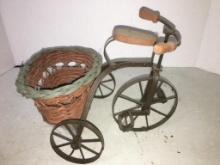 Decorative Tricycle w/Basket