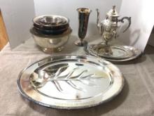 Vintage Group of Misc Silver Plate Items