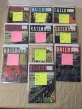Ten Vintage Railroad Magazines 1947-1948