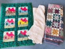 Group of Quilts and a Blanket