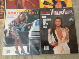 Eleven Vintage Playboy Magazines 1988 - Like New Condition